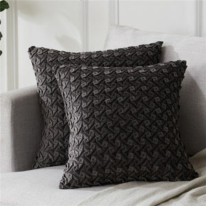 Open image in slideshow, Trezeur &quot;Velvet Pleats&quot; Pillow
