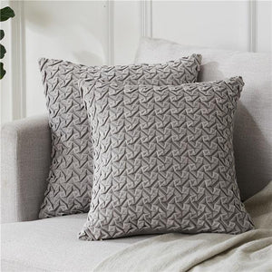Open image in slideshow, Trezeur &quot;Velvet Pleats&quot; Pillow
